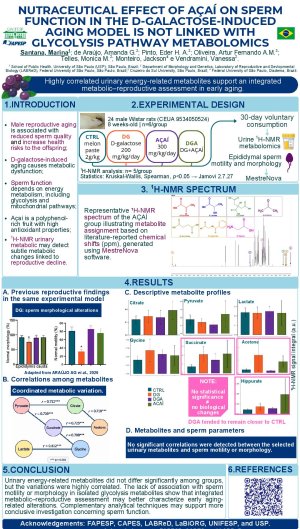 Banner IECM- Marina Santana - NUTRACEUTICAL EFFECT OF AÇAÍ ON SPERM FUNCTION IN THE D-GALACTOSE-INDUCED AGING MODEL IS NOT LINKED WITH GLYCOLYSIS PATHWAY METABOLOMICS.pdf